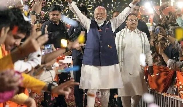 भारतको प्रधानमन्त्रीमा नरेन्द्र मोदी नियुक्त भएका छन्