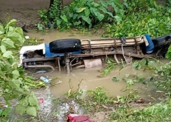 रौतहटमा जन्ती बोकेको स्कारपियो गाडी नहरमा पल्टिँदा २ जनाको मृत्यु