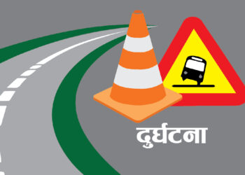 कावासोतीमा मोटरसाइकल दुर्घटना दाजुभाइको मृत्यु