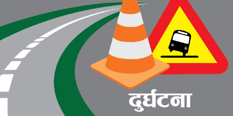 कावासोतीमा मोटरसाइकल दुर्घटना दाजुभाइको मृत्यु