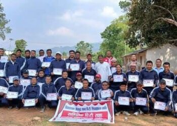 बुलिङटारमा साङ्गीतिक पी.टी. तथा प्रार्थना व्यवस्थापन सम्बन्धी तीन दिने तालिम समापन